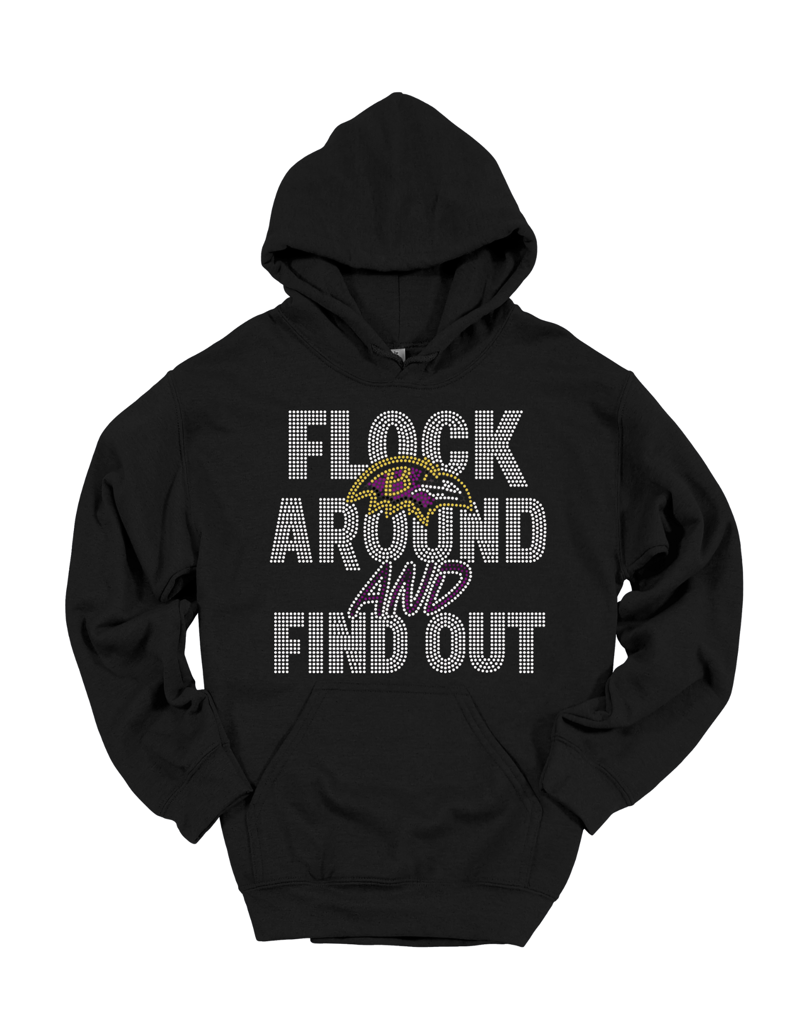 Bling String Hoodie - Flock Around